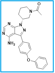 1-[(3R)-3-[4-amino-3-( 4-phenoxyphenyl)-1H -pyrazolo[3,4 -d]pyrimidin-1-yl]-1 -piperidinyl]Ethanone